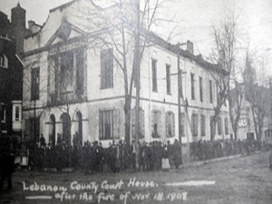 Court House After 1908 Fire     